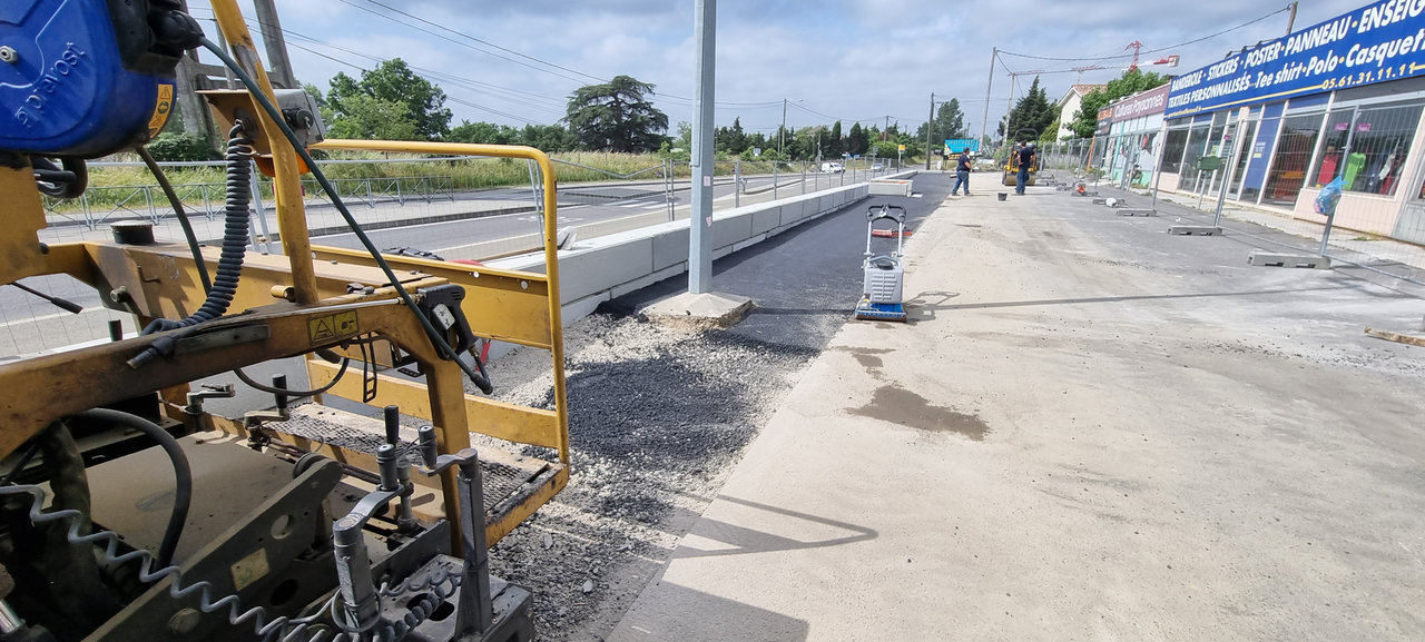 Cugnaux – Agrandissement du parking d'un centre commercial